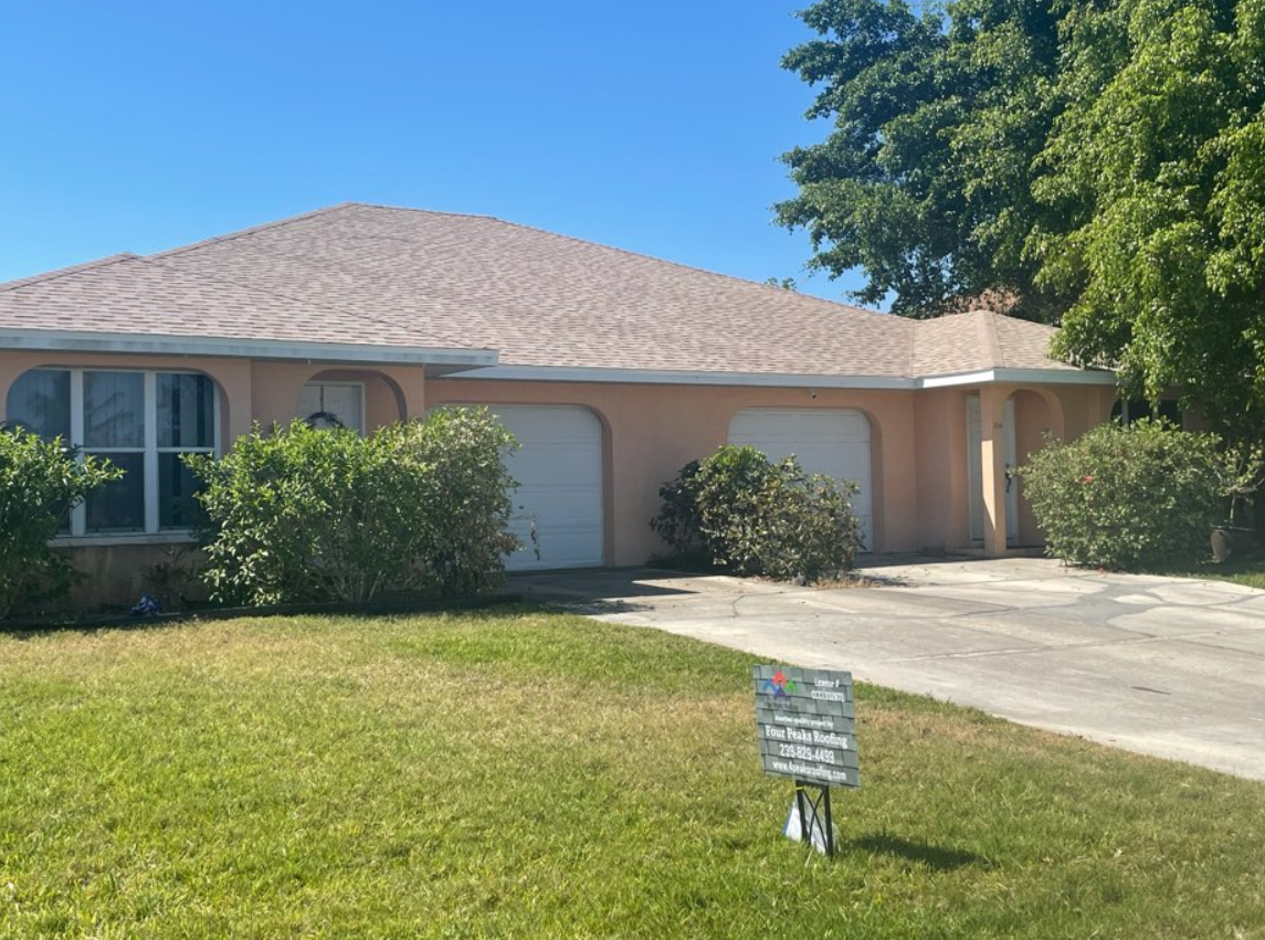 New Roof in Lehigh Acres by Four Peaks Roofing