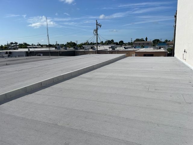 Finsihed Built-Up Roofing (BUR) Project in Fort Myers