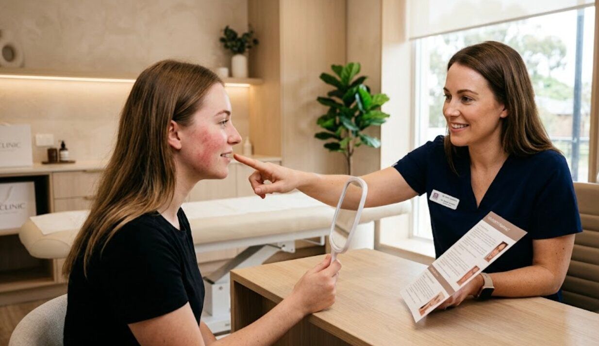 Vascular Laser Pre-treatment consultation