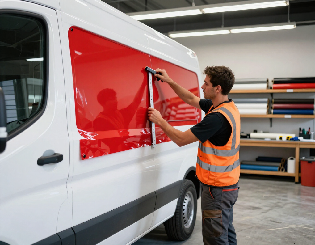 Instalación profesional de rótulos vehiculares