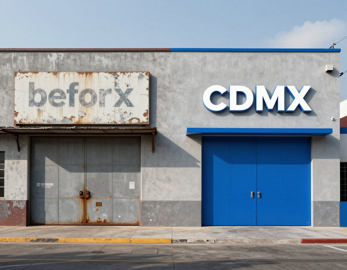 Antes y despu&eacute;s bodega