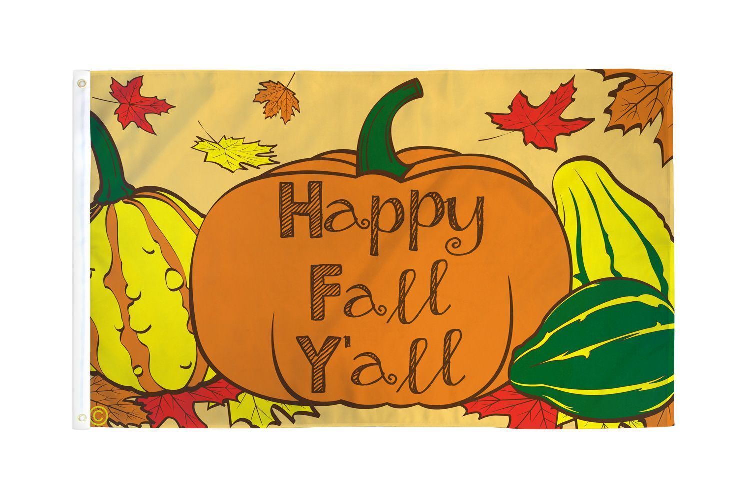 Happy Fall Flag — Omaha, NE — A -1 Flags, Poles, and Repair