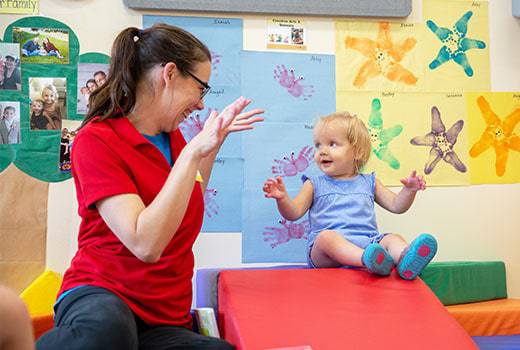 teacher with child