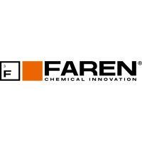 Logo FAREN con icona quadrata arancione e slogan 