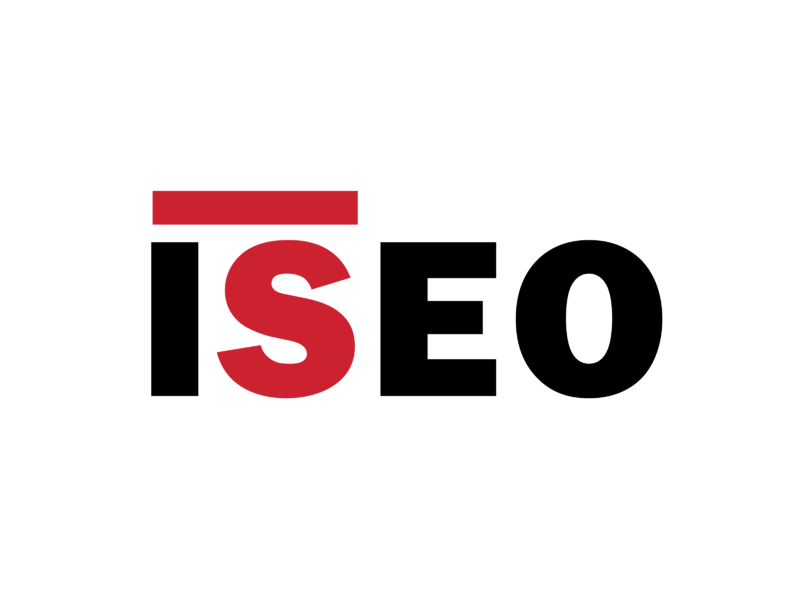 Logo TSEO con lettere stilizzate nere e rosse su sfondo bianco.