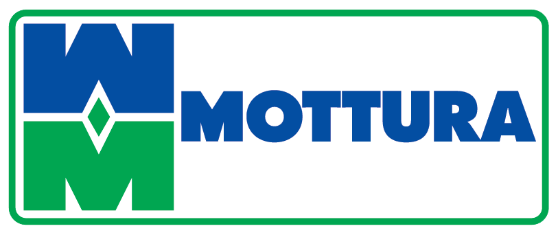 Logo WM Mottura in blu e verde con sfondo bianco e bordo verde arrotondato.