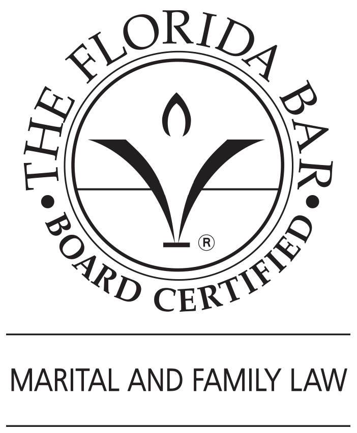 The Florida Bar Board Certified Marital and Family Law logo.