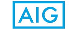 The aig logo is in a blue square on a white background.