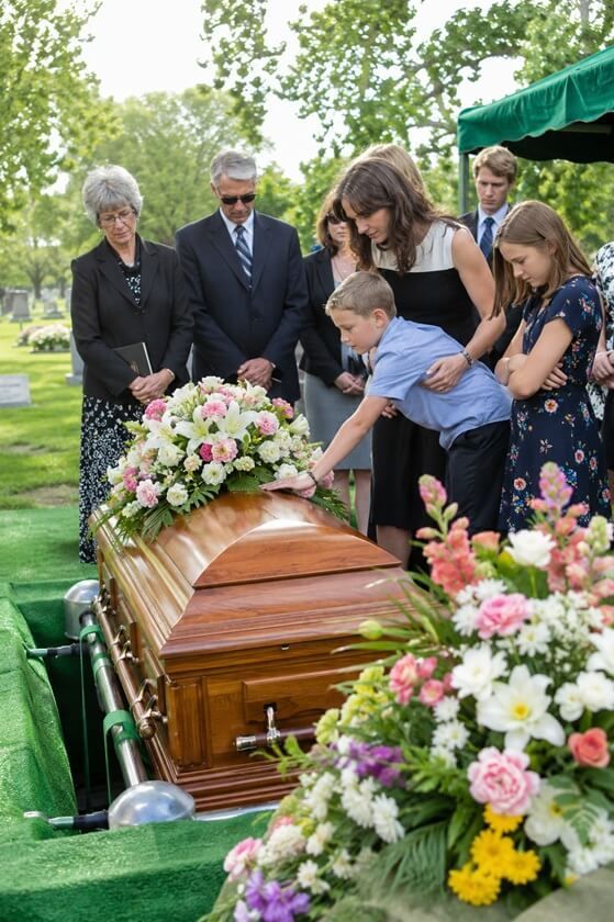 a compassionate burial with graveside service in Berwyn, IL