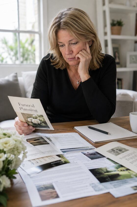 contemplating on funeral and cremation plans in Berwyn, IL