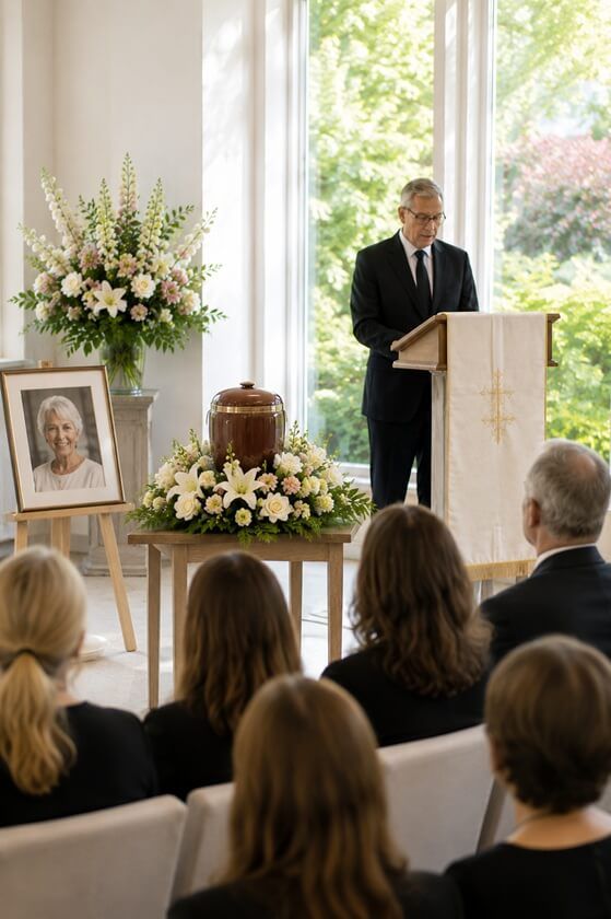 holding a memorial service after a cremation in Riverside, IL