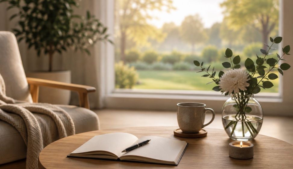 Peaceful setting by cremation services Riverside, IL, creating a quiet space for reflection.