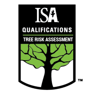 ISA Tree Risk Assessment Qualifications logo: black and green badge with a tree graphic.