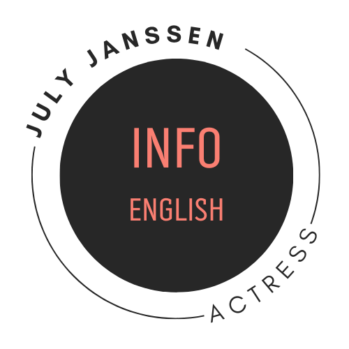 July Janssen, Actress, Actrice, Info English, info Engelstalig