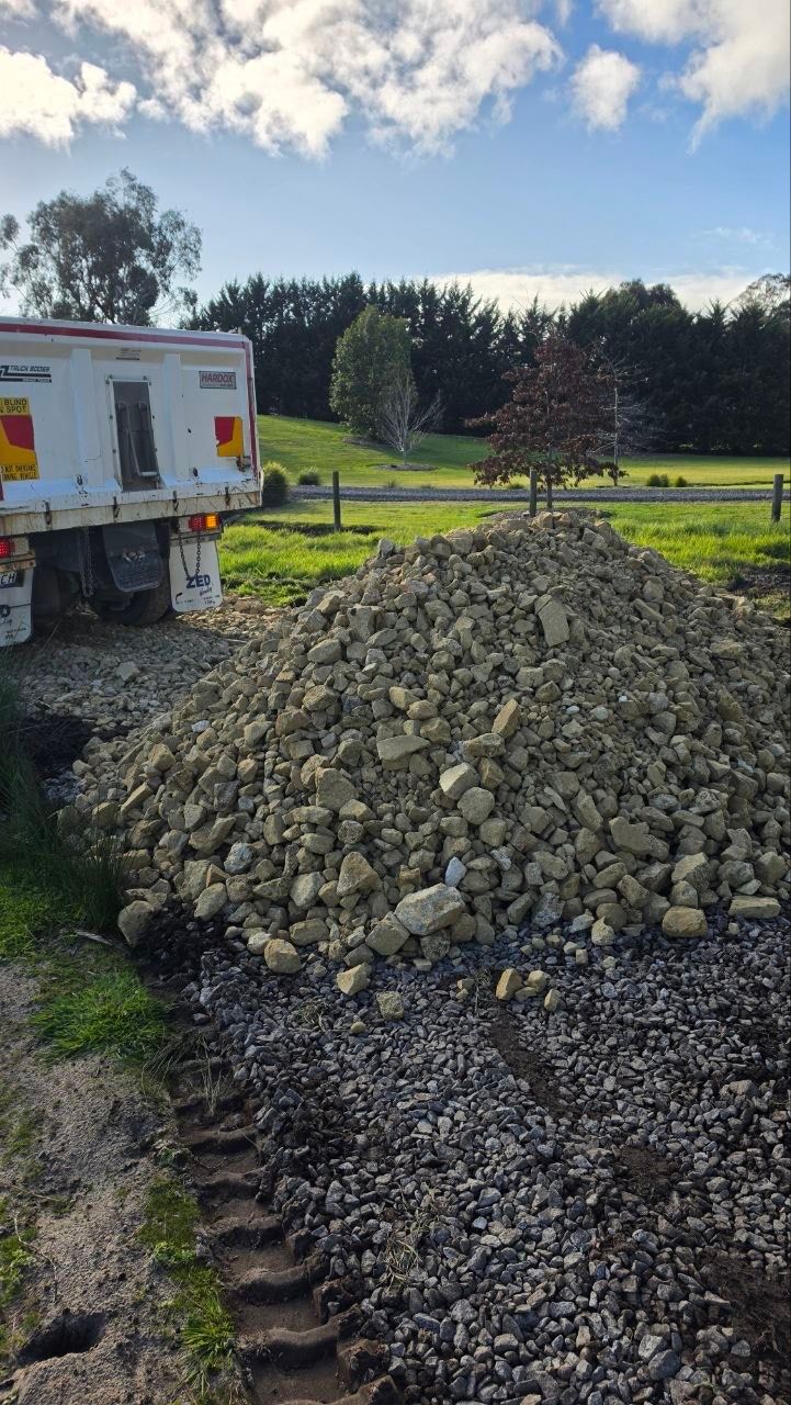Crushed rock
