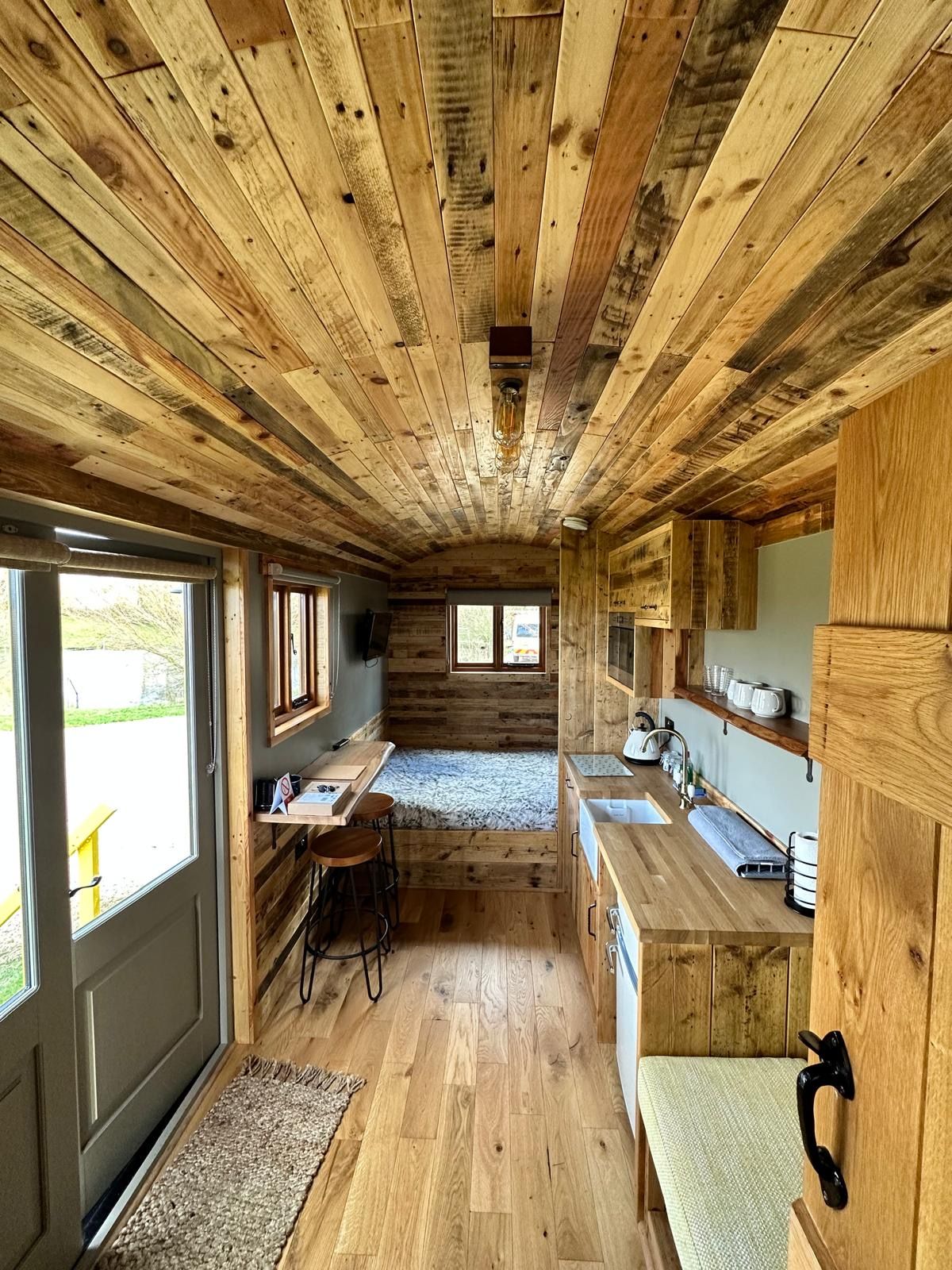 Inside the Shepherds hut