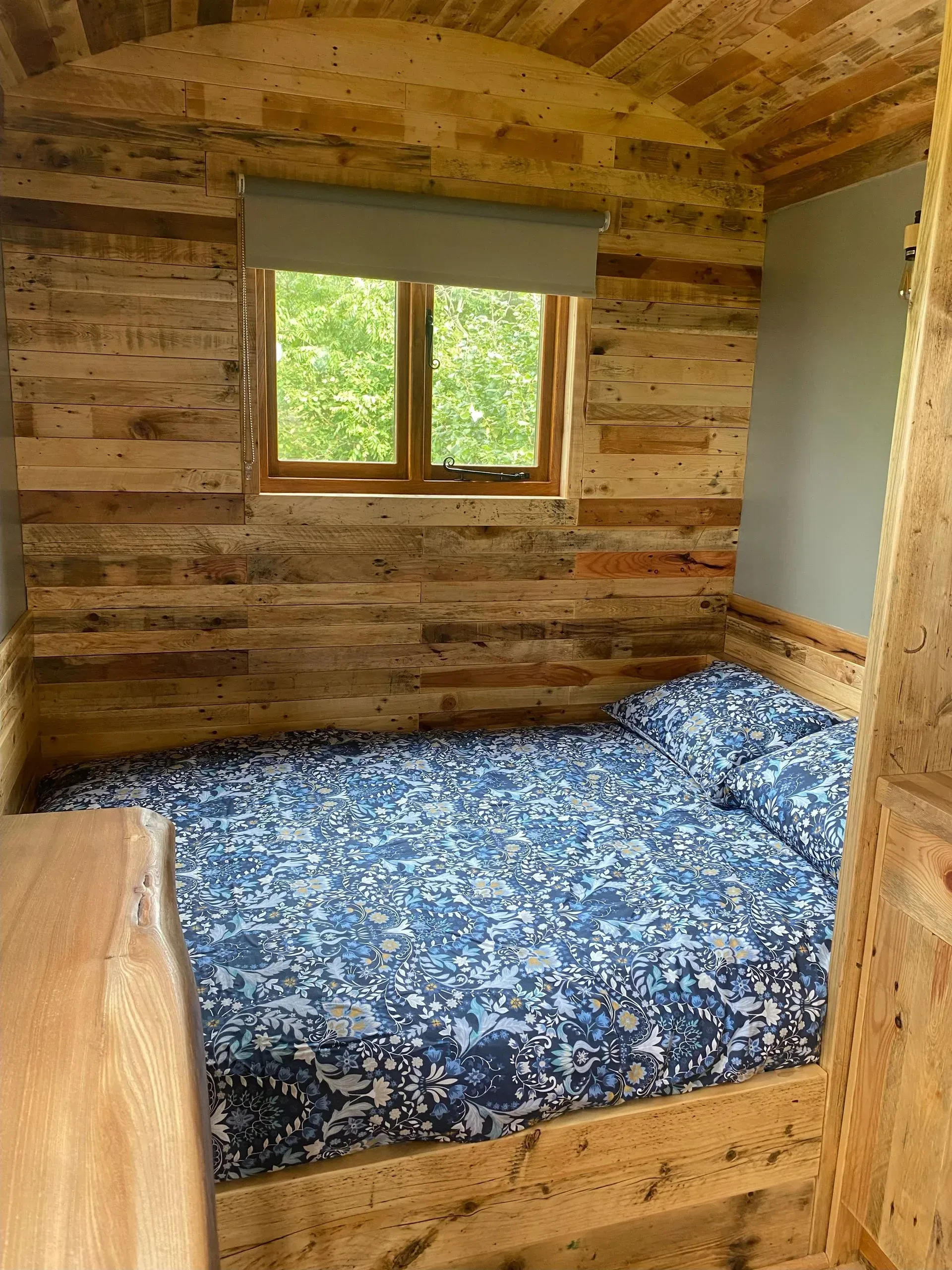 Bed in the Shepherds hut