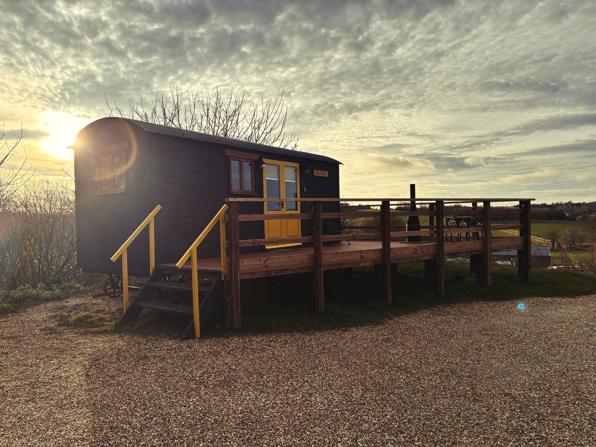 Front of shepherds hut
