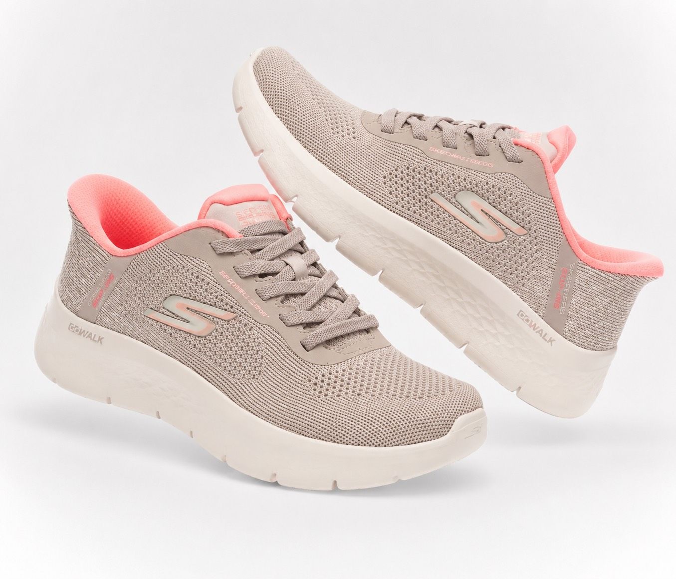 [SKECHERS GO WALK FLEX] 女款瞬穿健走鞋｜免彎腰・久走舒適