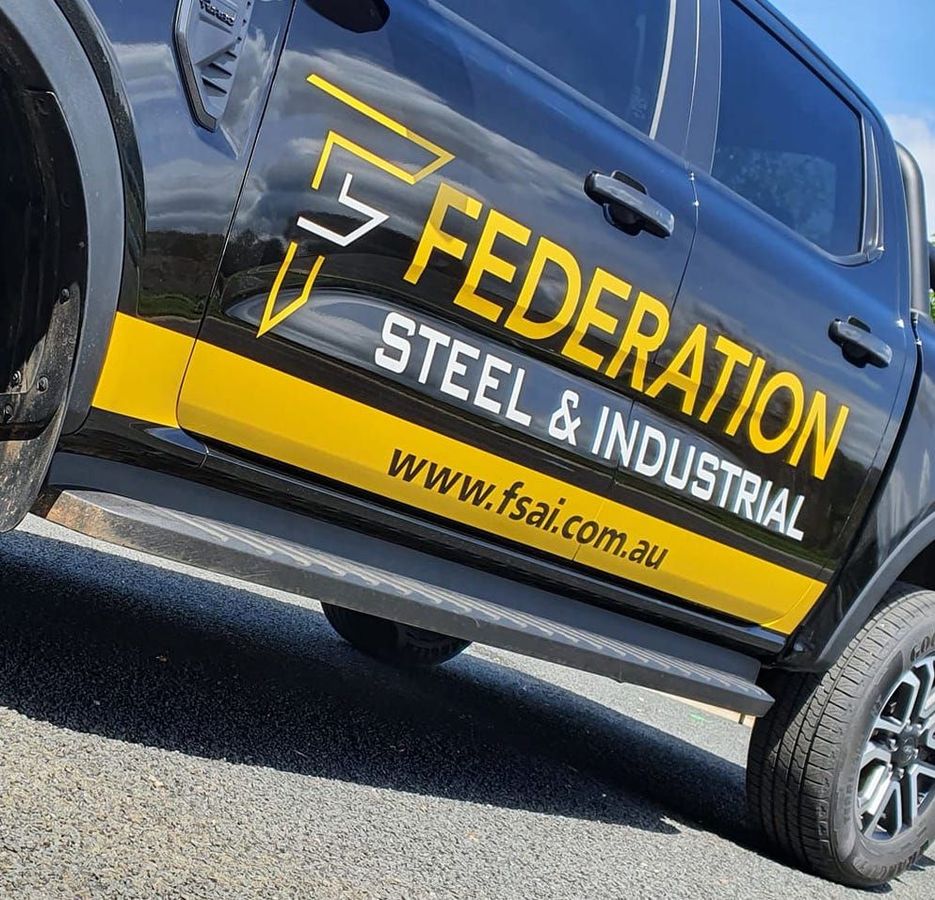 Professional Signage On A Work Vehicle — We Design & Manufacture Signage in the Albury-Wodonga, NSW
