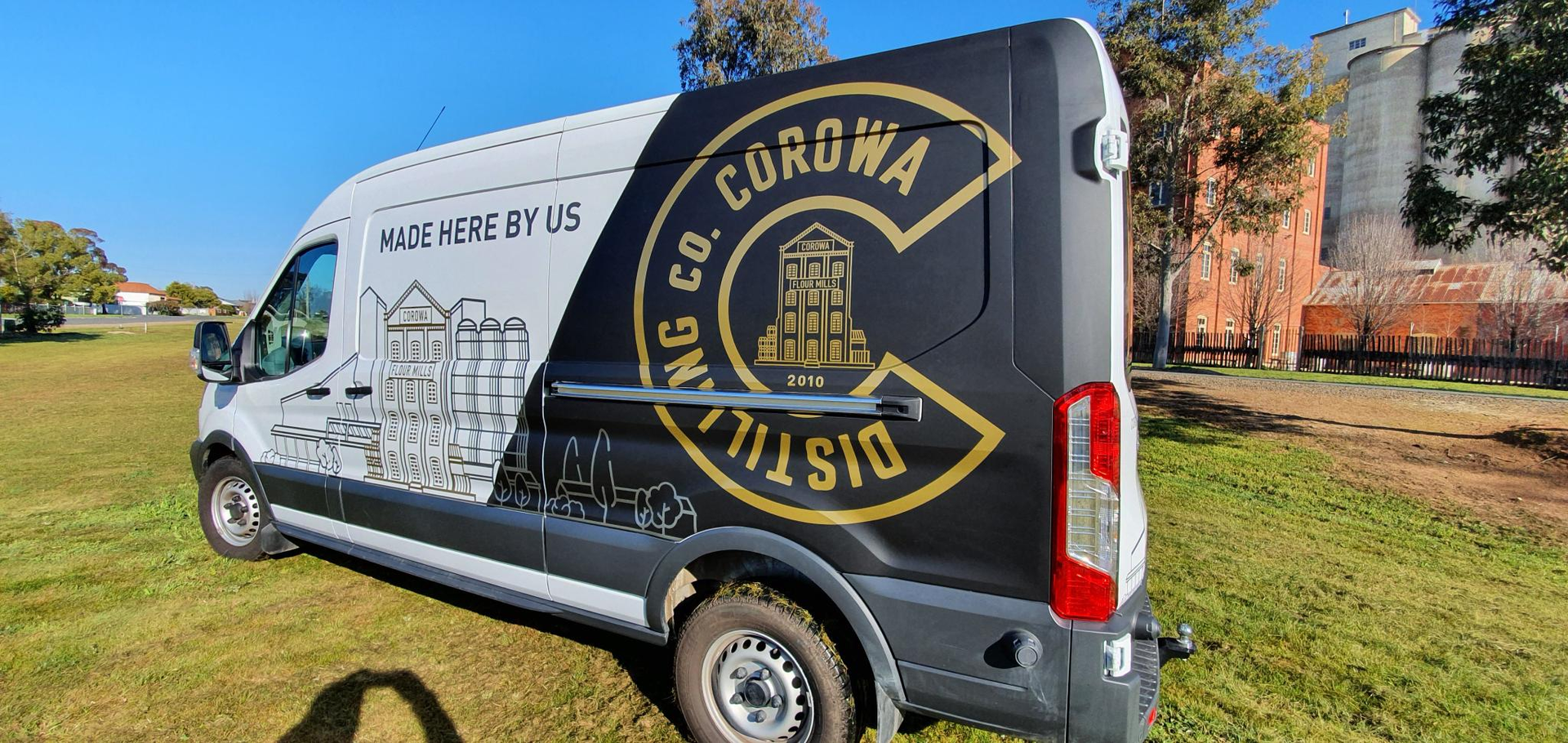 Car with Visual of Woman — Mobile Advertising & Car Wraps in the Albury-Wodonga, NSW