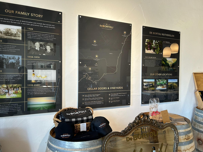 Two men make a Signage on Wood — We Design & Manufacture Signage in the Albury-Wodonga, NSW