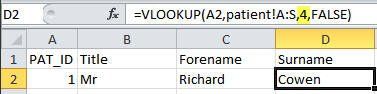 VLOOKUP