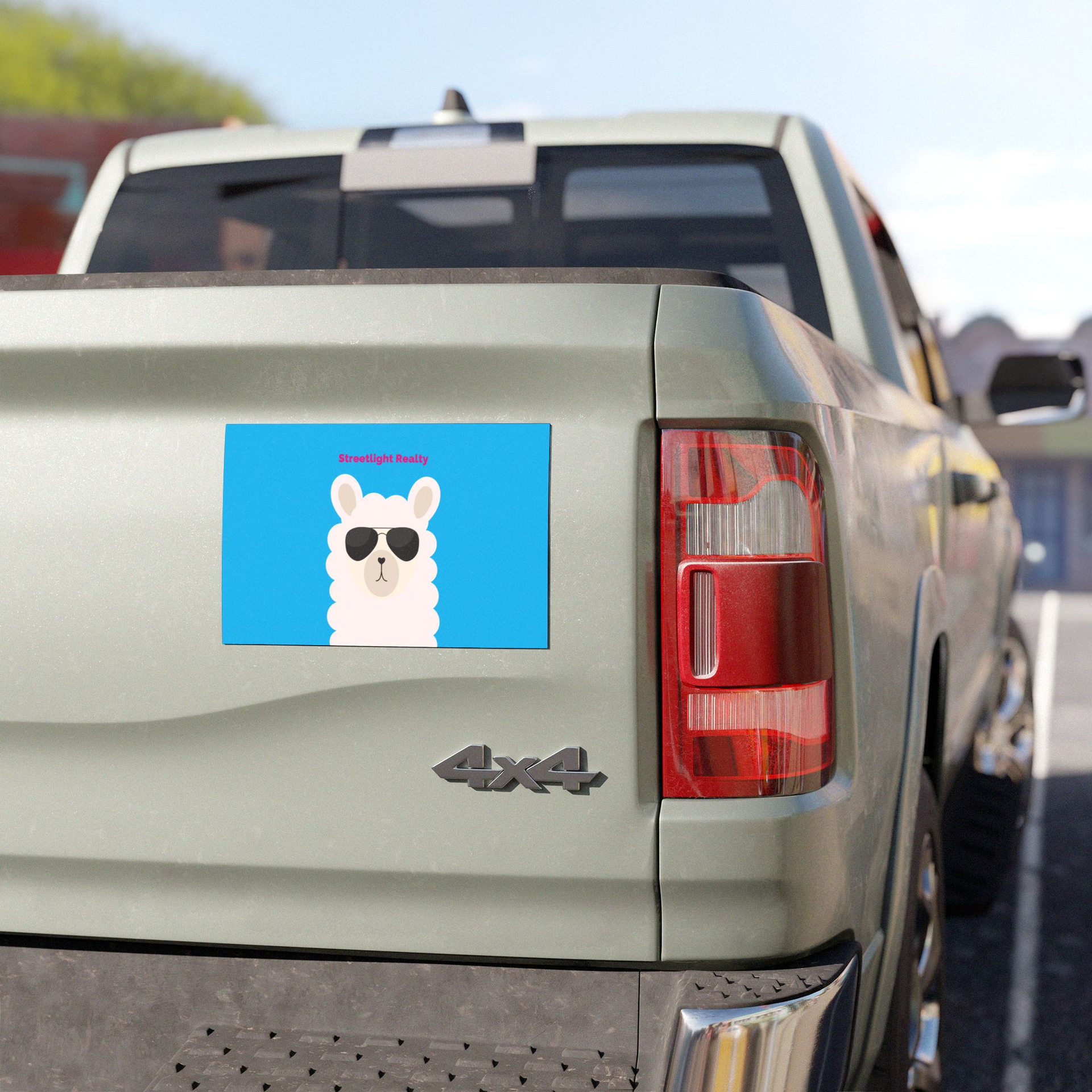 SLR Llama Car Magnet