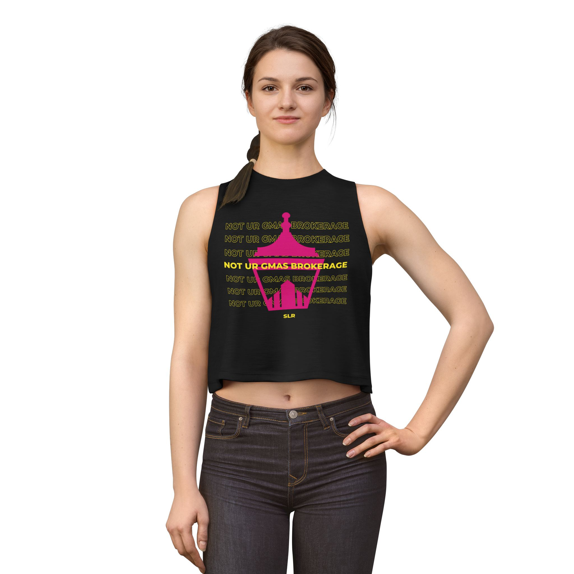 Not Your Gmas Brokerage Crop Top