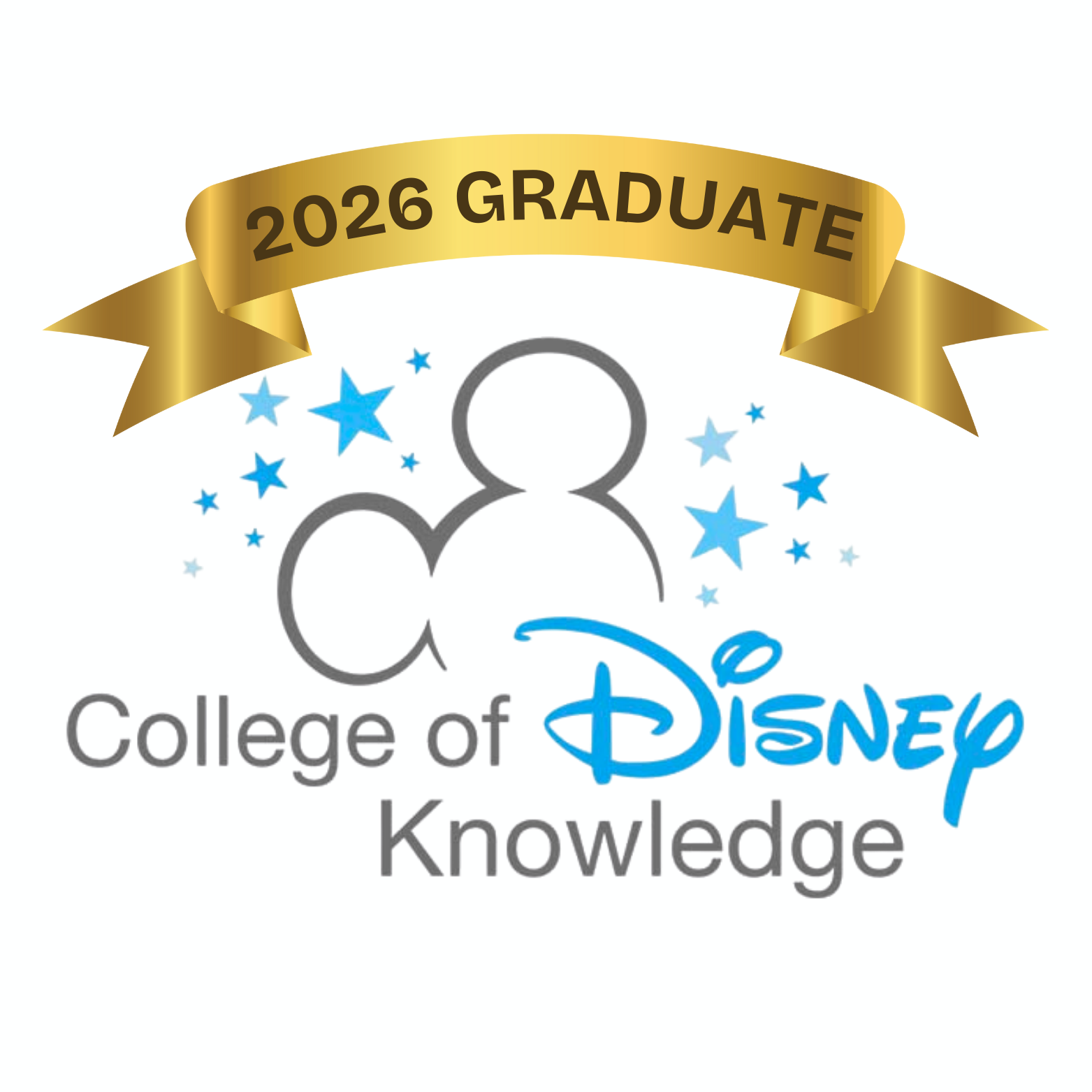 College of Disney Knowledge 2026 Graduate badge