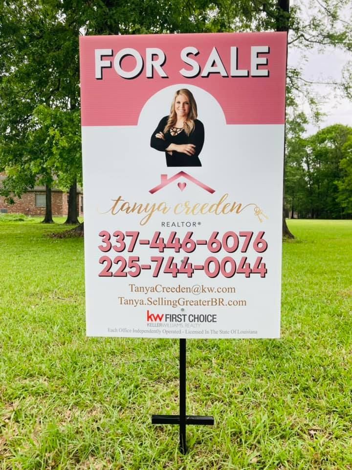Real estate sign