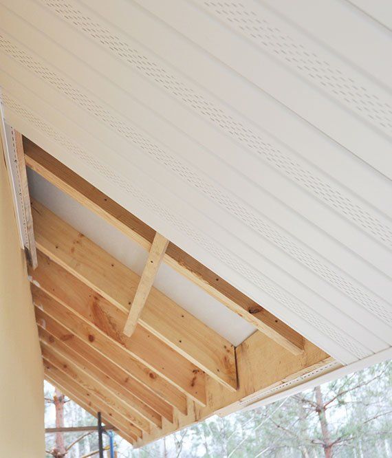 White Soffit — Springfield, MO — Diamond Exteriors White Soffit — Springfield, MO — Diamond Exteriors