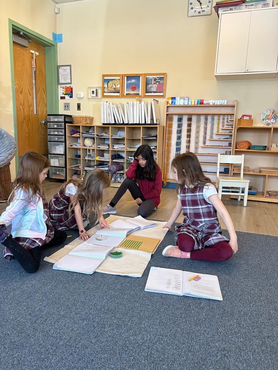 Adult reading a picture book with a child, encouraging curiosity through shared reading.
