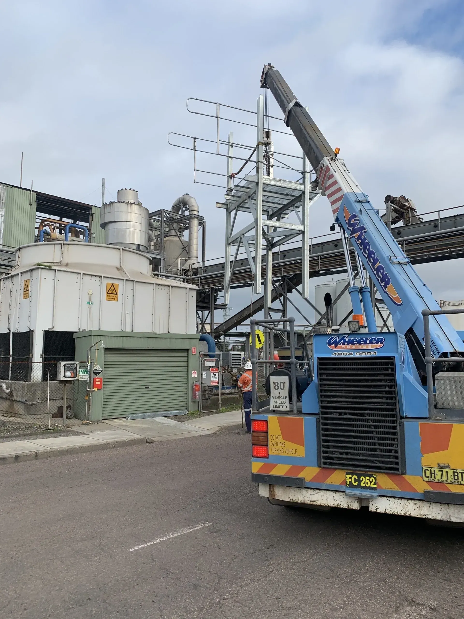 Crane — Newcastle, NSW — Auz Pro Welding & Fabrications
