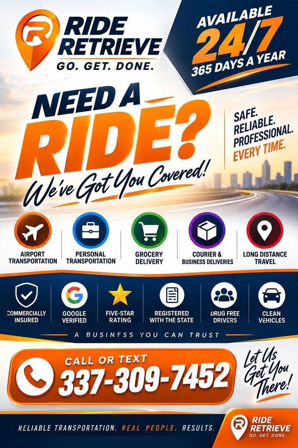 Ride or Retrieve flyer