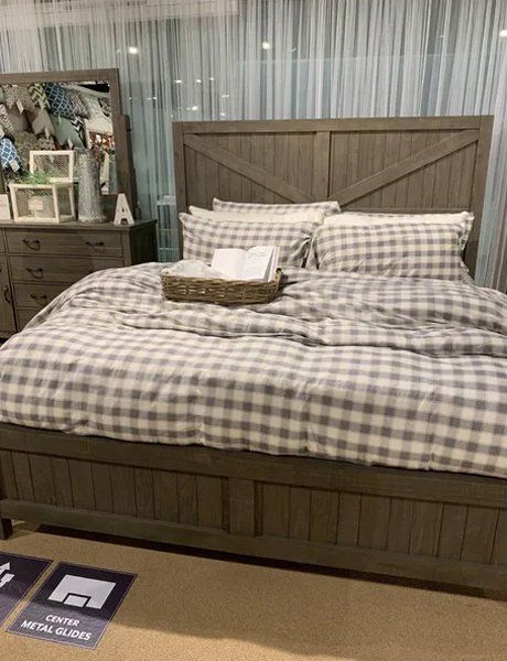 Bed With Wood Frame