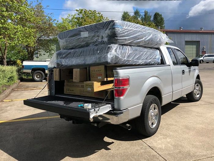 Mattresses In Pick-up Truck