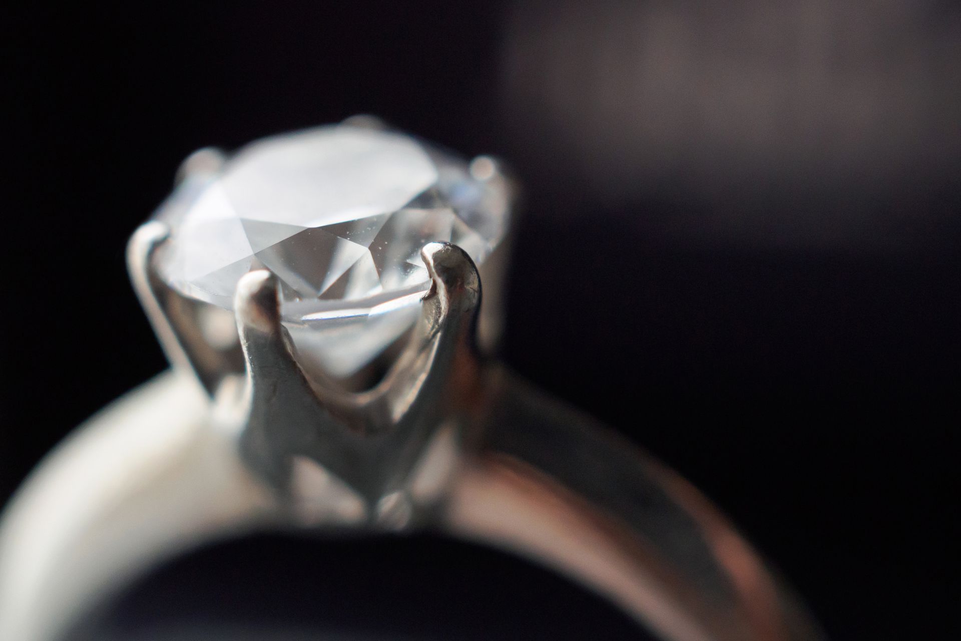 Silver Ring With Diamond — Bolivar, MO — Miller’s Fine Jewelry