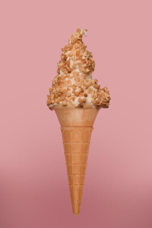 soft serve with nuts
