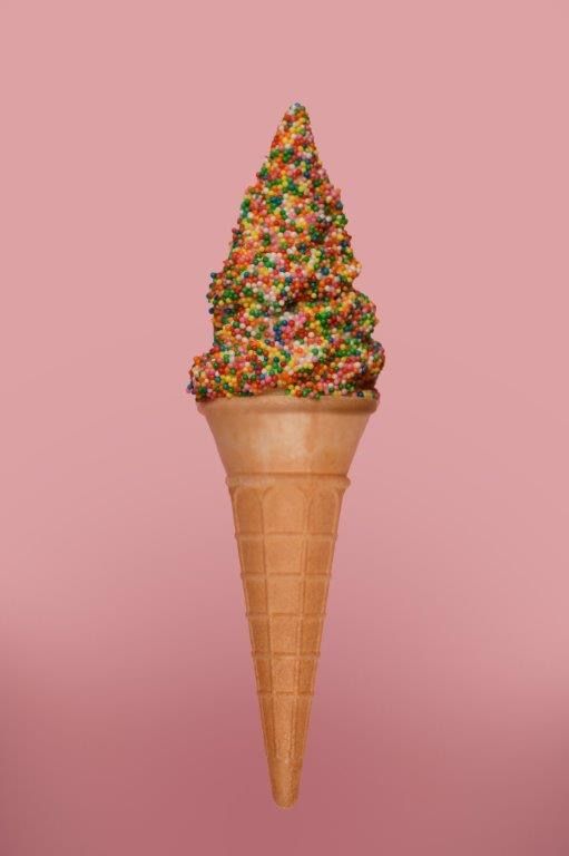 soft serve with sprinkles