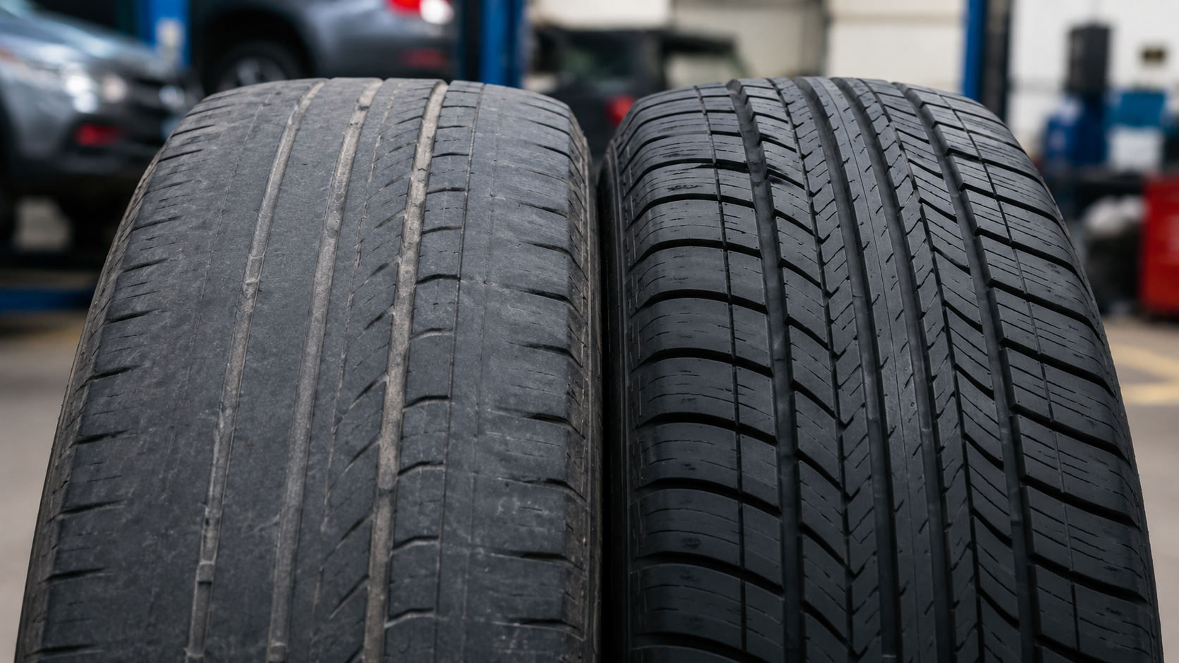 uneven tire wear caused by lack of rotation