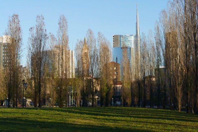 Foto dei palazzi di Porta nuova a Milano