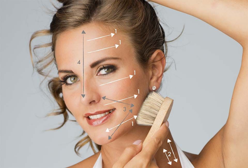 una donna sta ricevendo una maschera facciale in un salone di bellezza .