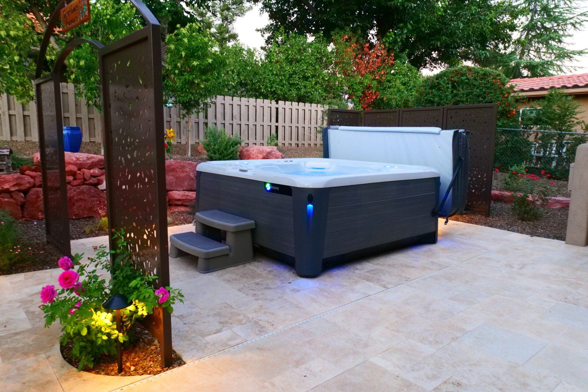 Hot Tubs and Hardscape design to suit all of your patio needs throughout Sedona, Prescott, Verde Valley, and Flagstaff. 