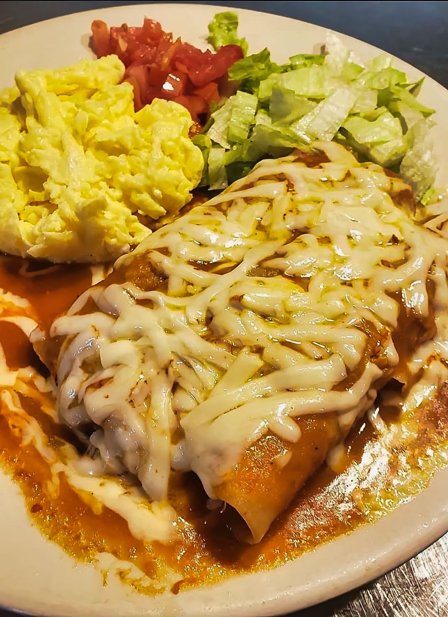 Enchiladas at Antonia's Pancake House