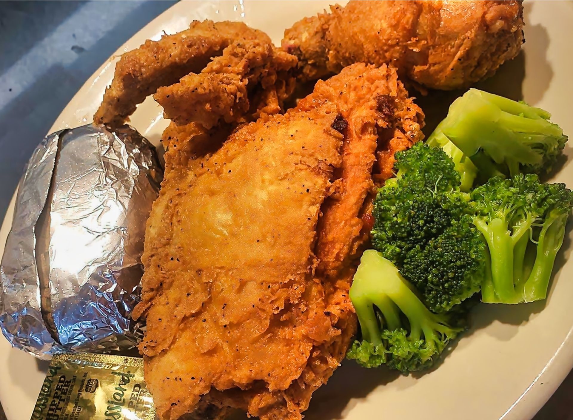 Fried Chicken at Antonia's Pancake House