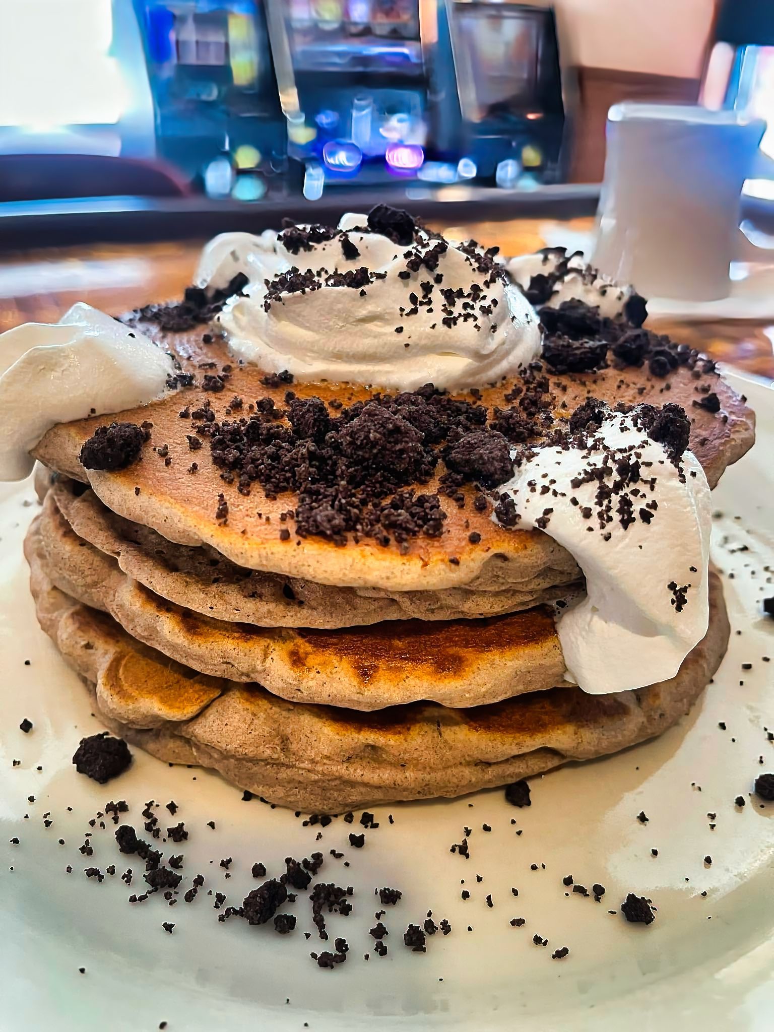 Oreo Pancakes at Antonia's Pancake House