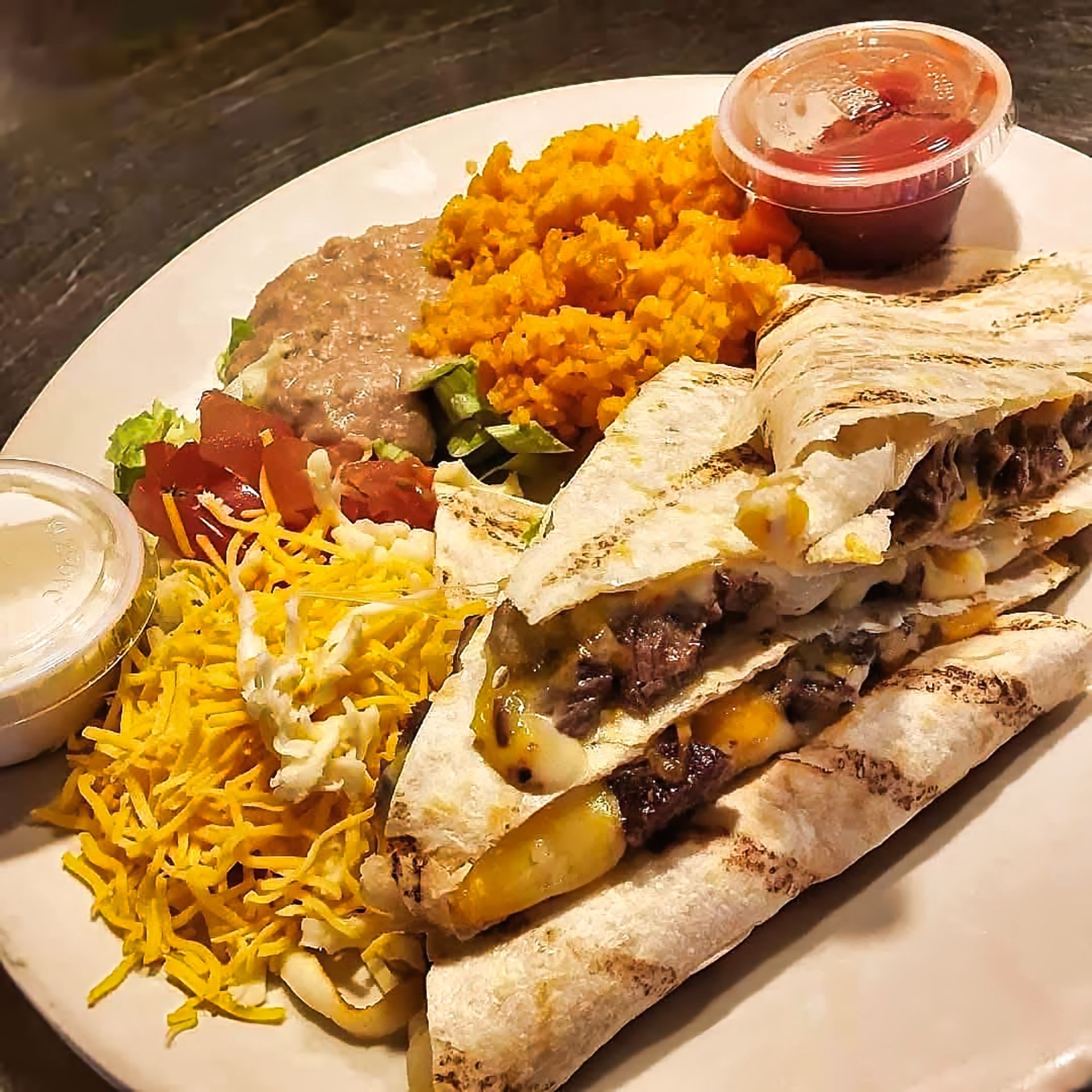 Steak Quesadilla at Antonia's Pancake House