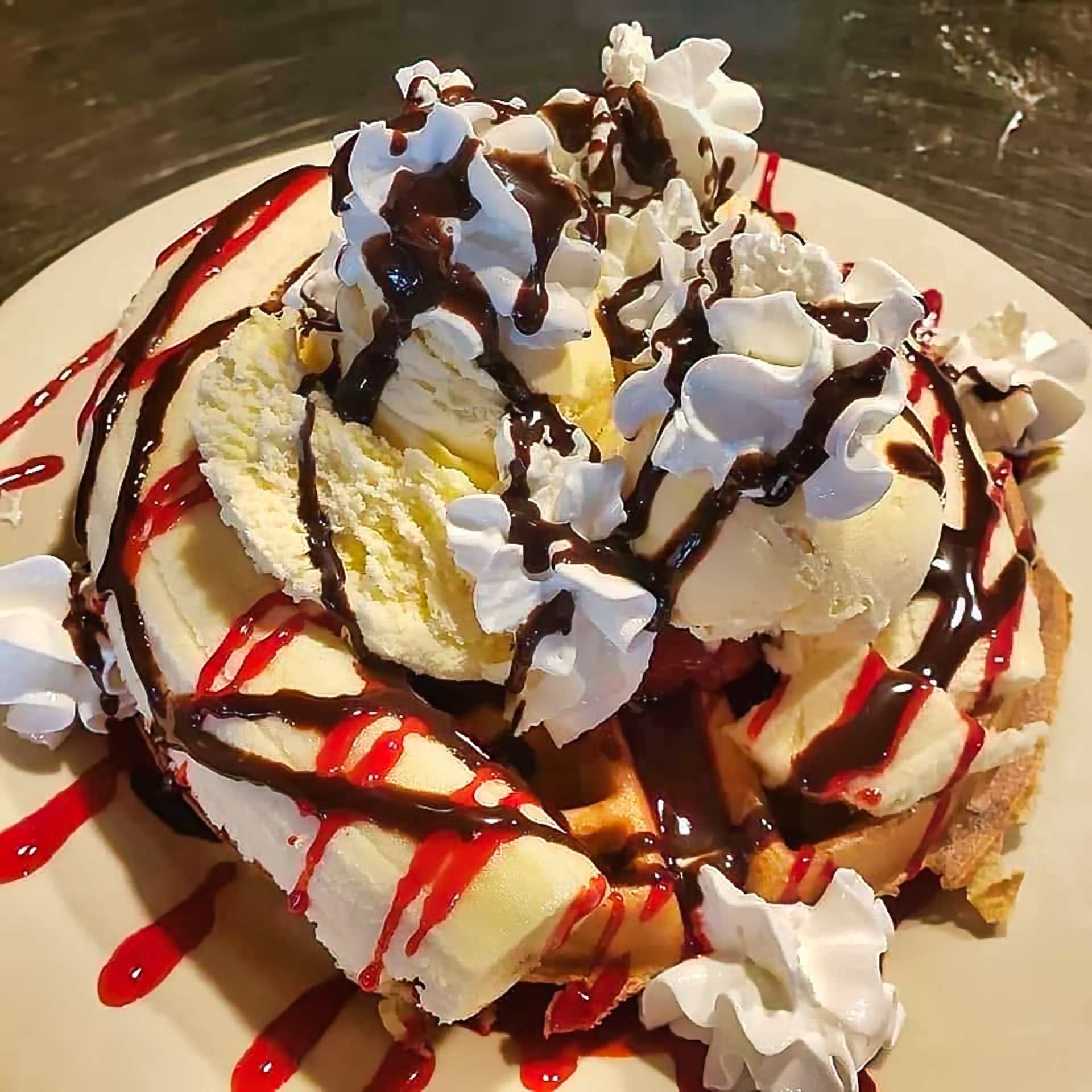 Scrumptious dessert at Antonia's Pancake House