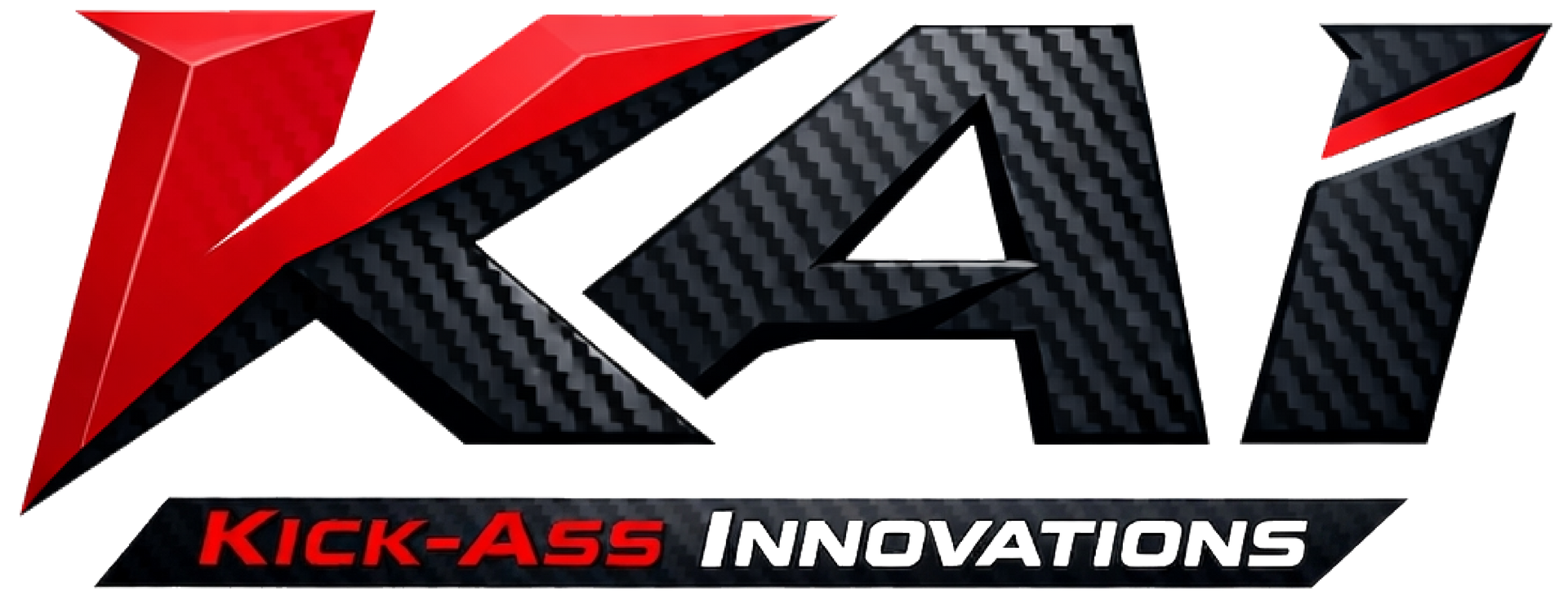 KAI logo in red and black with “Kick-Ass Innovations” tagline